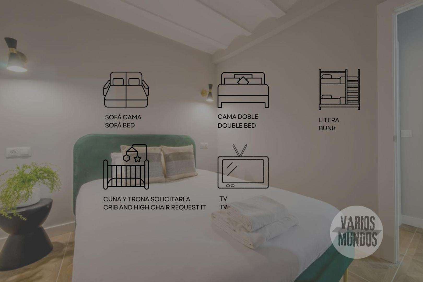 Confortable Apt Para 9Pax En El Centro De Madrid E3 エクステリア 写真