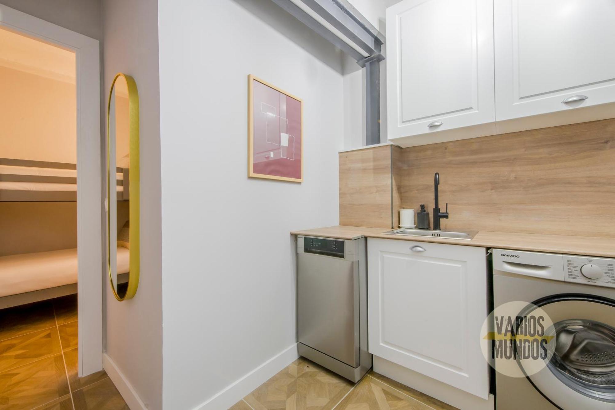 Confortable Apt Para 9Pax En El Centro De Madrid E3 エクステリア 写真